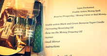 Load image into Gallery viewer, Double Action Money Spell Kit     Reverse  Prosperity/Money Curse or Bad Money Juju
