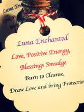 Load image into Gallery viewer, Love, Positive Energy Blessings Smudge Incense Blend

