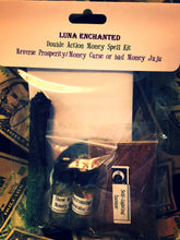 Load image into Gallery viewer, Double Action Money Spell Kit     Reverse  Prosperity/Money Curse or Bad Money Juju

