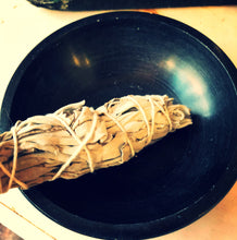 Load image into Gallery viewer, Ceramic Celtic Scrying or Smudge Bowl
